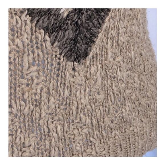 Liz Claiborne Vintage Linen Cotton Sleeveless V-Neck Sweater Size Large - Picture 11 of 16